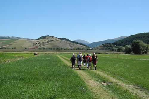 Wandelen op Altopiano van Colfiorito